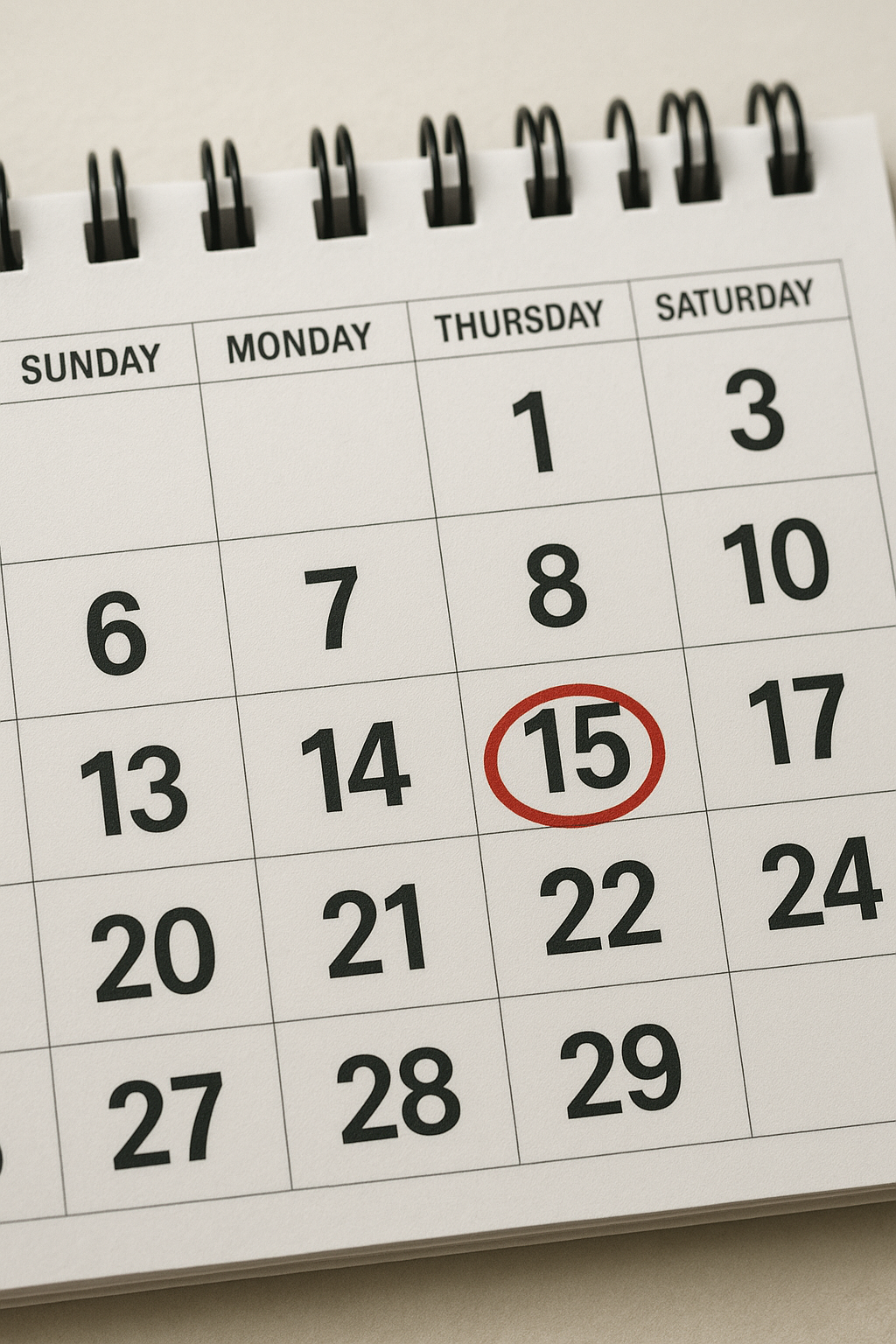 Calendar photo